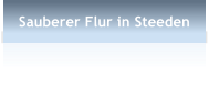 Sauberer Flur in Steeden