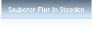 Sauberer Flur in Steeden