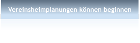 Vereinsheimplanungen knnen beginnen